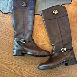 Tory Burch Brown Heeled Boots